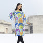 Colourfull IK Signed & Picture Kurta Shirt