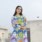 Colourfull IK Signed & Picture Kurta Shirt