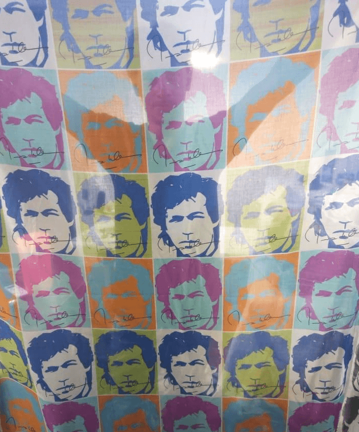 Colourfull IK Signed & Picture Kurta Shirt